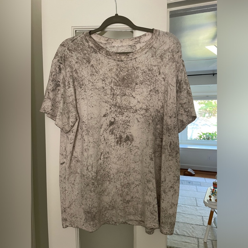 MARBLE LULULEMON ALL YOURS COTTON T-SHIRT